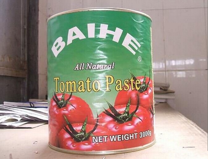 Pâte de tomate3000g×6 - Couvercle ouvert dur - tomatopaste1-30