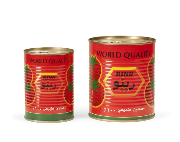 Pâte de tomate 400g × 24 - Ouverture facile, ouverture dure en option, Brix28-30% (facultatif) - tomatopaste1-8