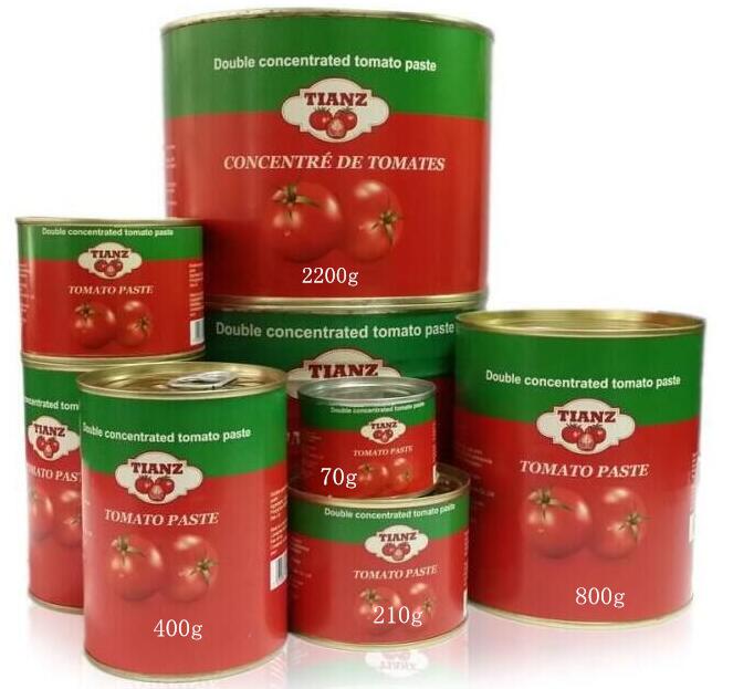 Pâte de tomate 70g--4500g - Couvercle à ouverture facile - tomatopaste1-34