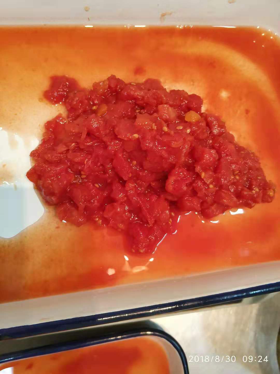 Tomate hachée-tomate en boîte 400g, 800g, 2500g, 2850g