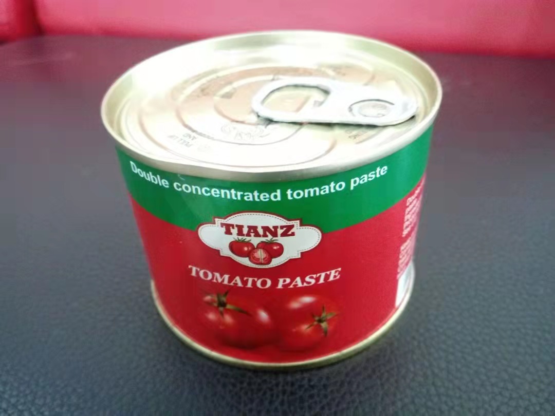 Pâte de tomate en conserve 70G Couvercle ouvert dur - tomatopaste1-37