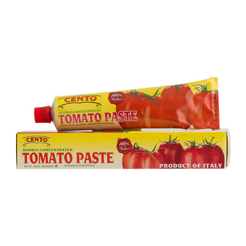 Tube de pâte de tomate double concentrée 4,56 oz
