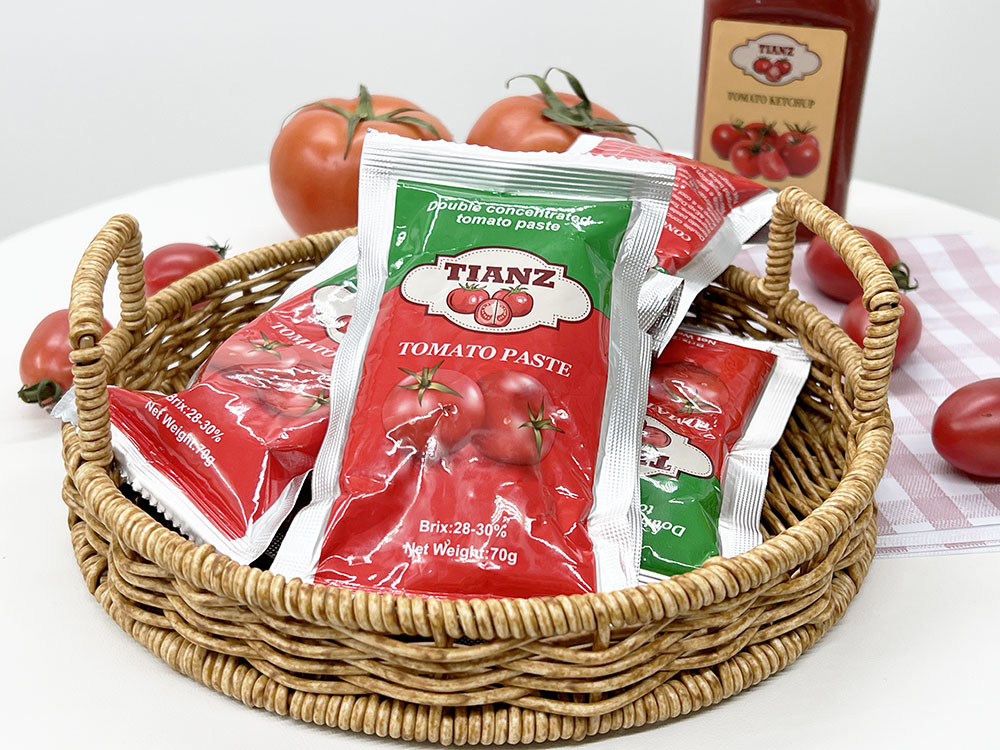 Sachet de Pâte de Tomate 70g Brix:28%-30%