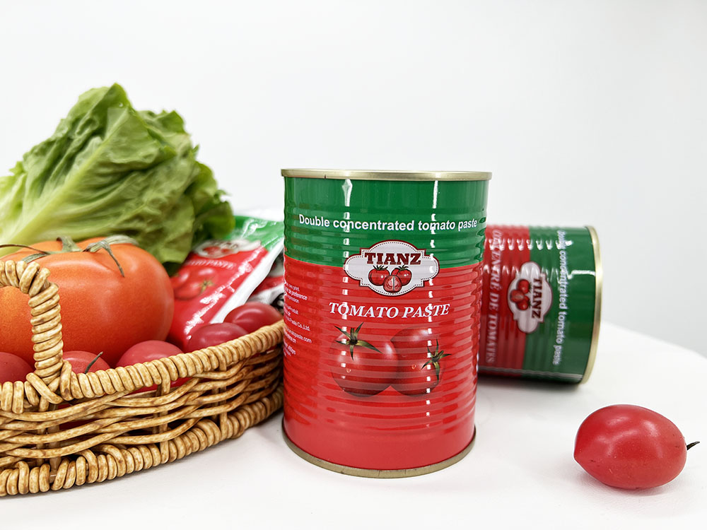 Pâte de tomates en conserve Tianz 400g Brix: 28%-30%