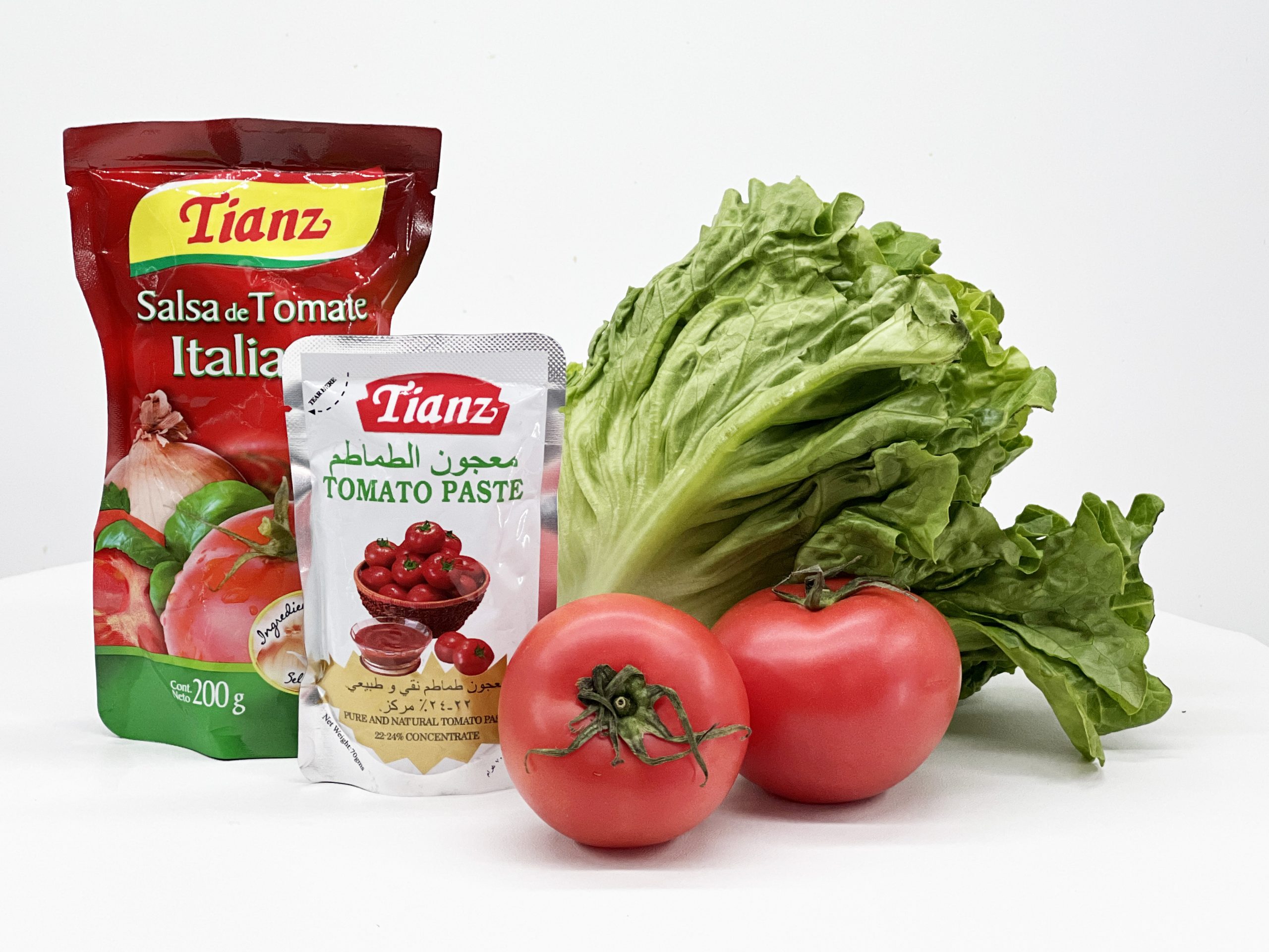 Support de pâte de tomate Tianz Sachet OEM / ODM